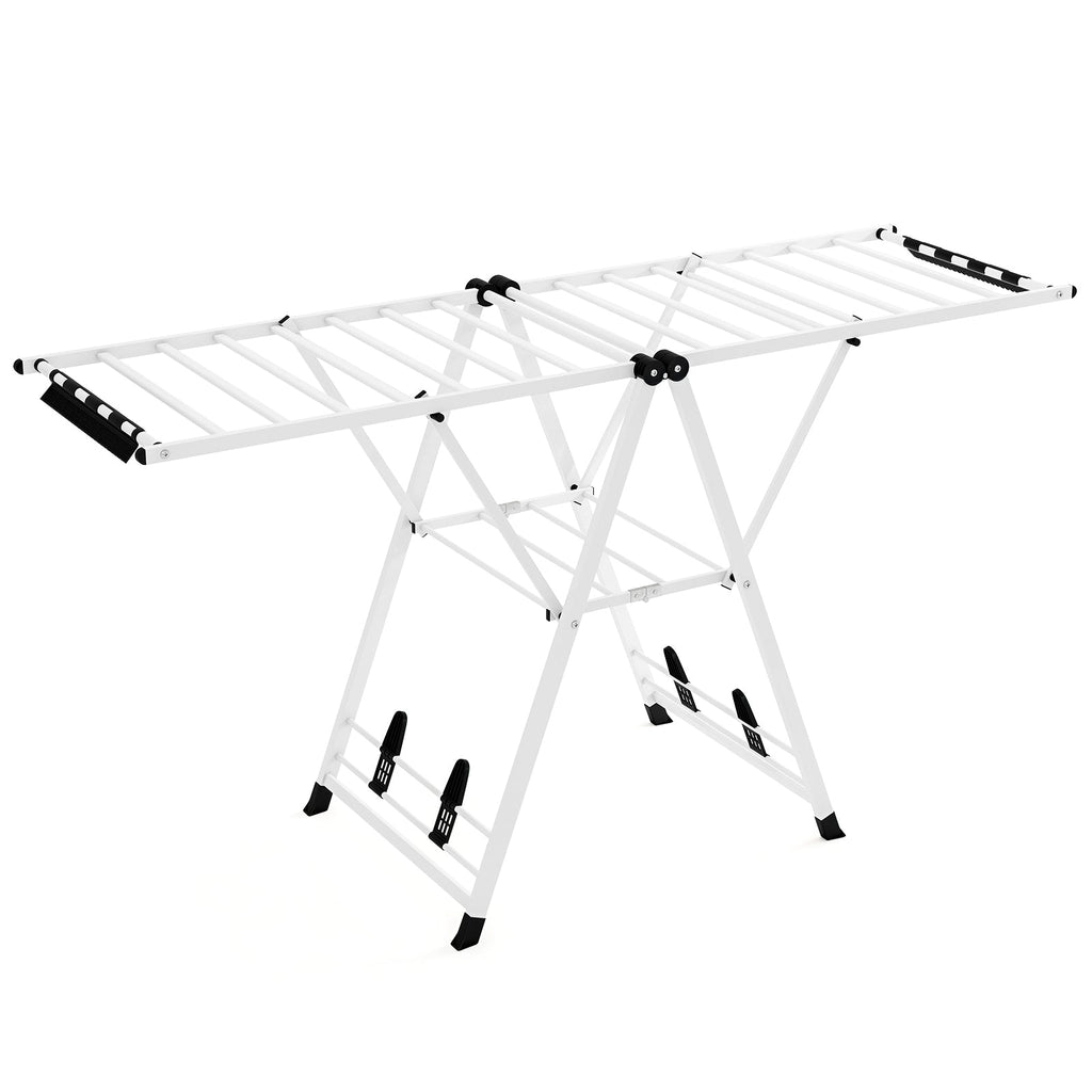 72.5 Inches Clothes Drying Rack with Height Adjustable Wings