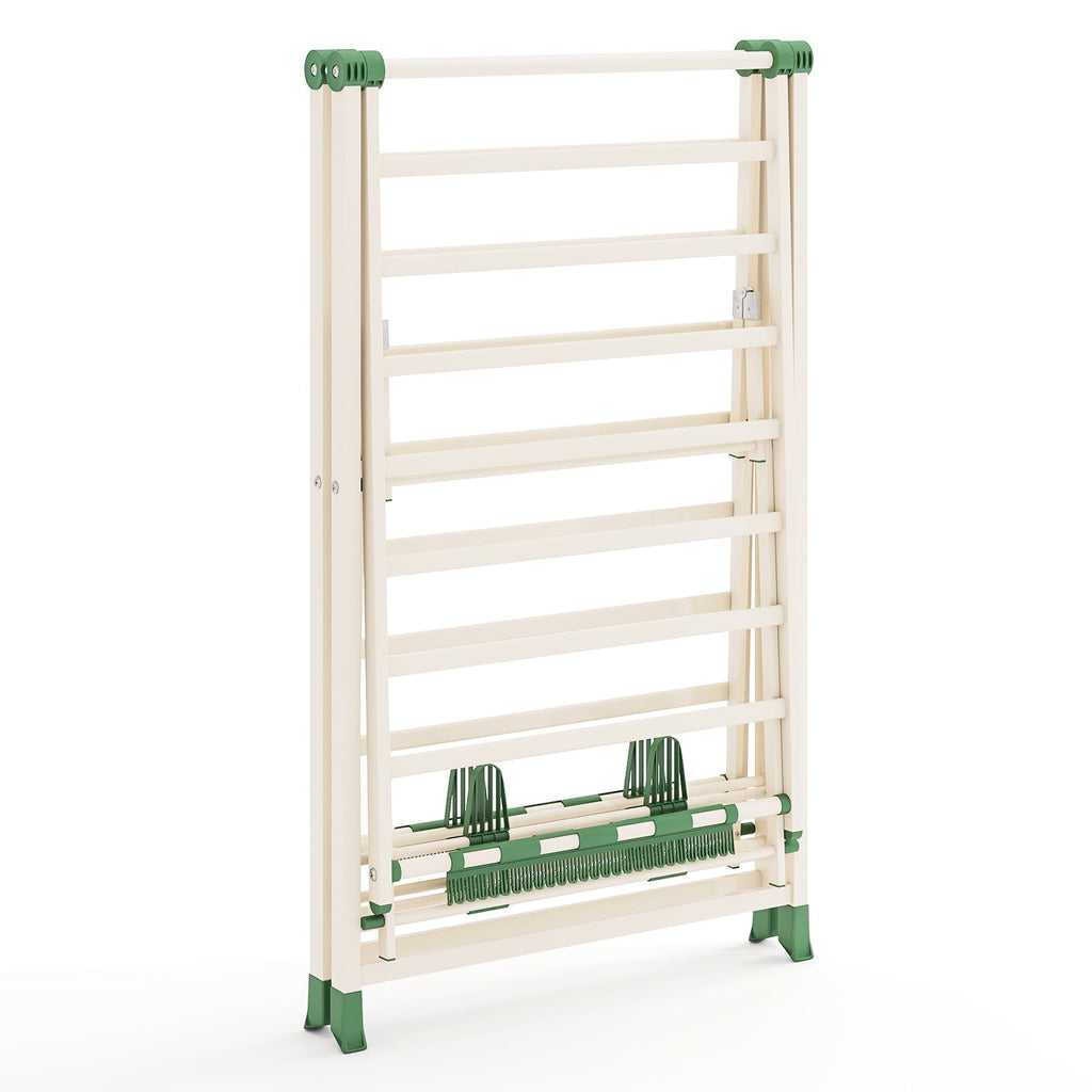 72.5 Inches Clothes Drying Rack with Height Adjustable Wings