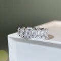 925 Sterling Silver Zircon Geometric Ring