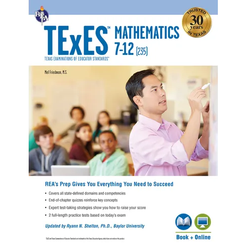 TExES Mathematics 7-12 (235) Study Guide 2025-2026 - Paperback