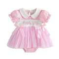 Baby Bow-printed Triangle Bodysuit