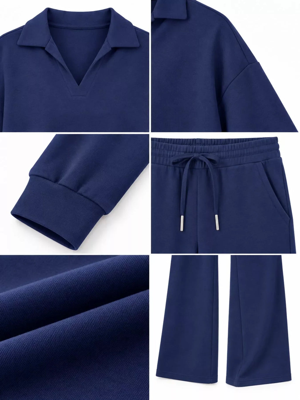 Dropped Shoulder Top and Pants Set
