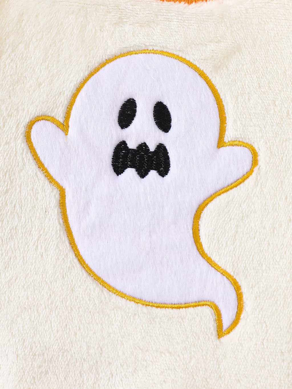 Children's Halloween Ghost Pattern Top and Pants Set