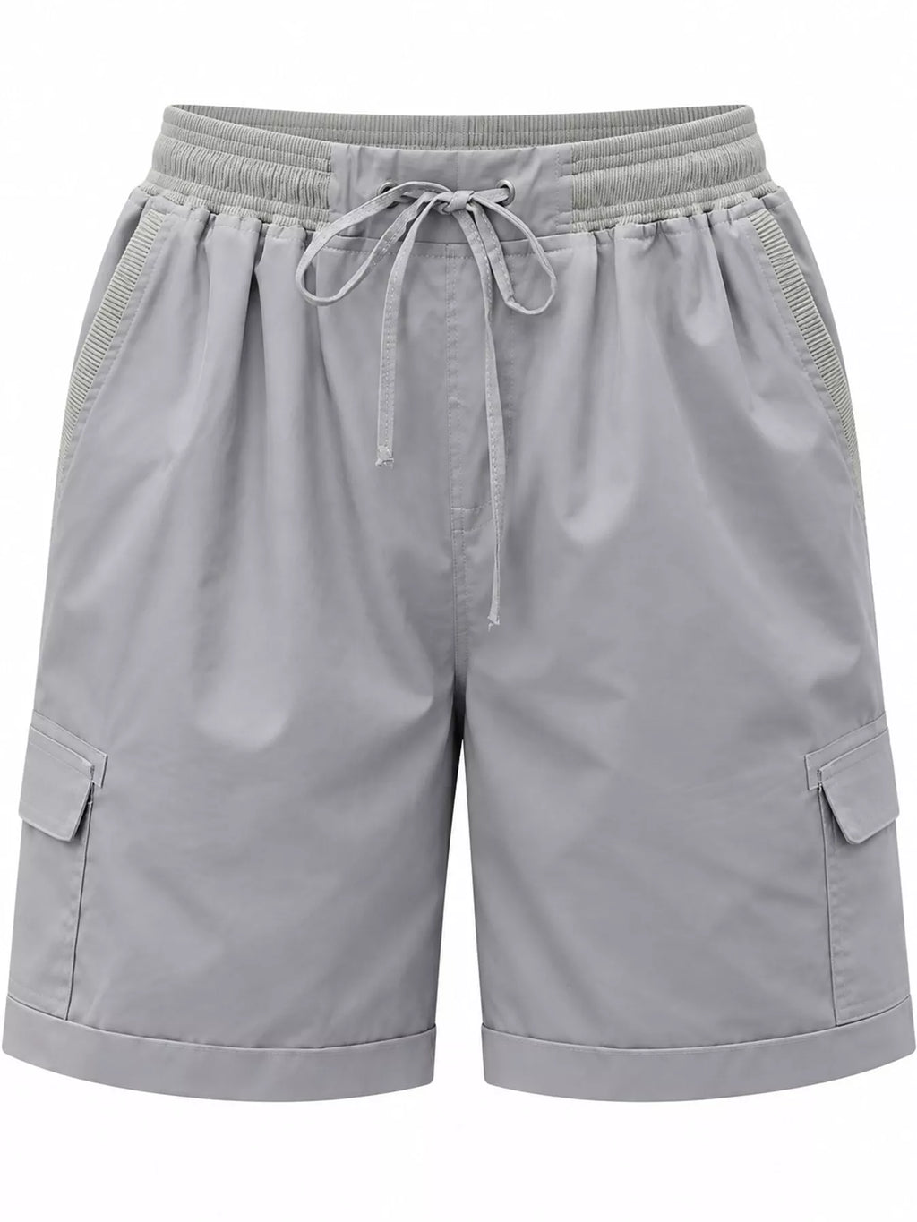 Full Size Drawstring Cargo Shorts Plus Size