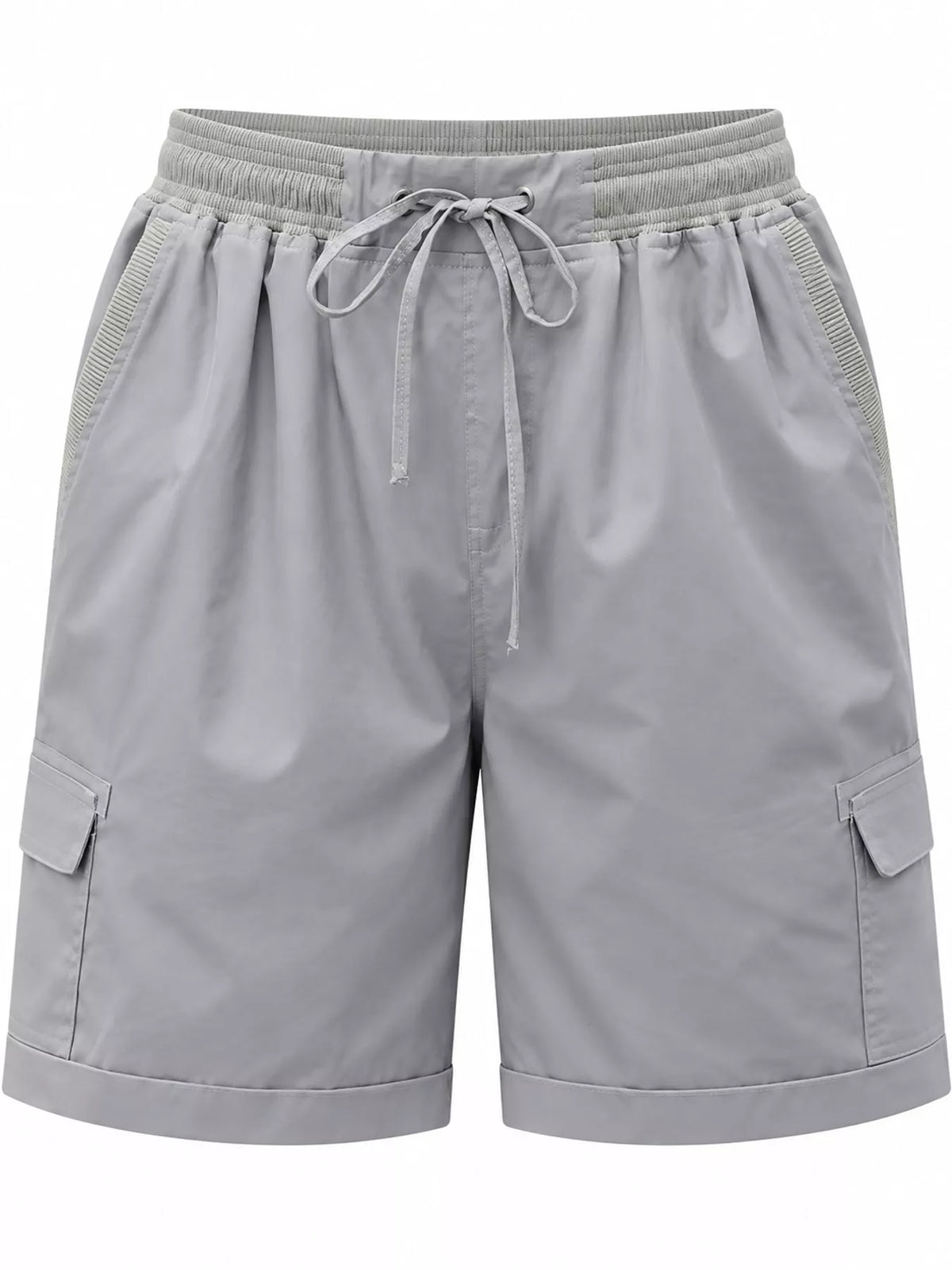 Full Size Drawstring Cargo Shorts Plus Size