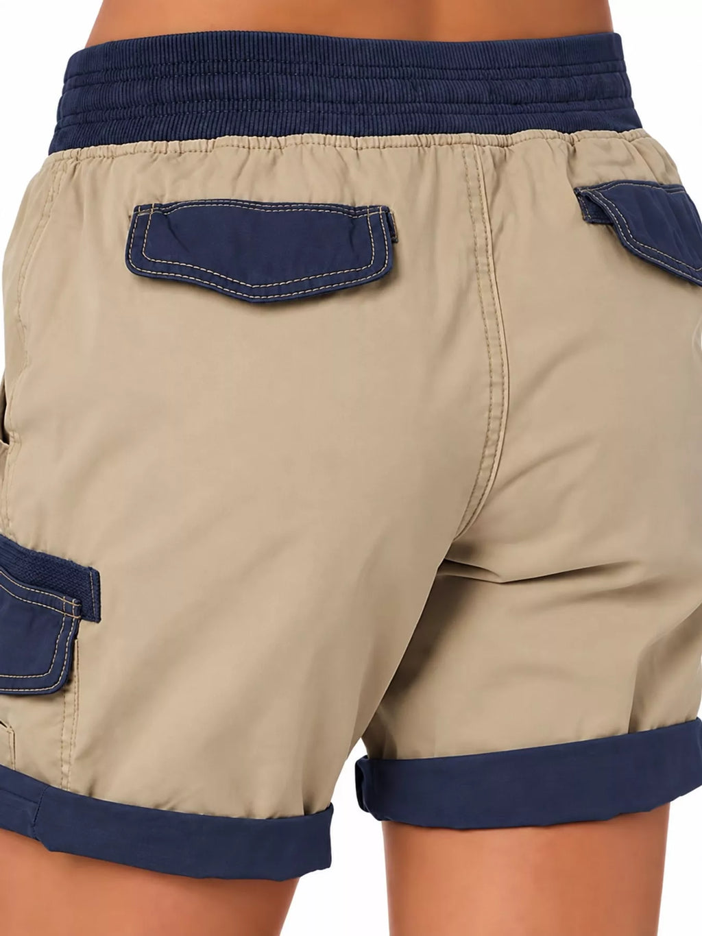 Full Size Drawstring Cargo Shorts Plus Size