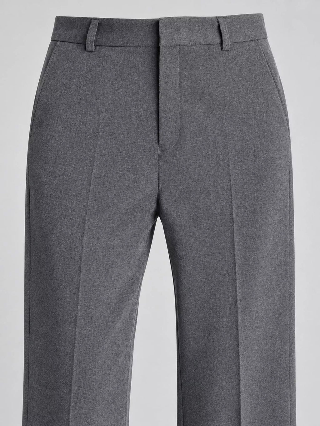 High-Waisted Straight-Leg Pants