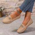 Round Toe Slip-Ons