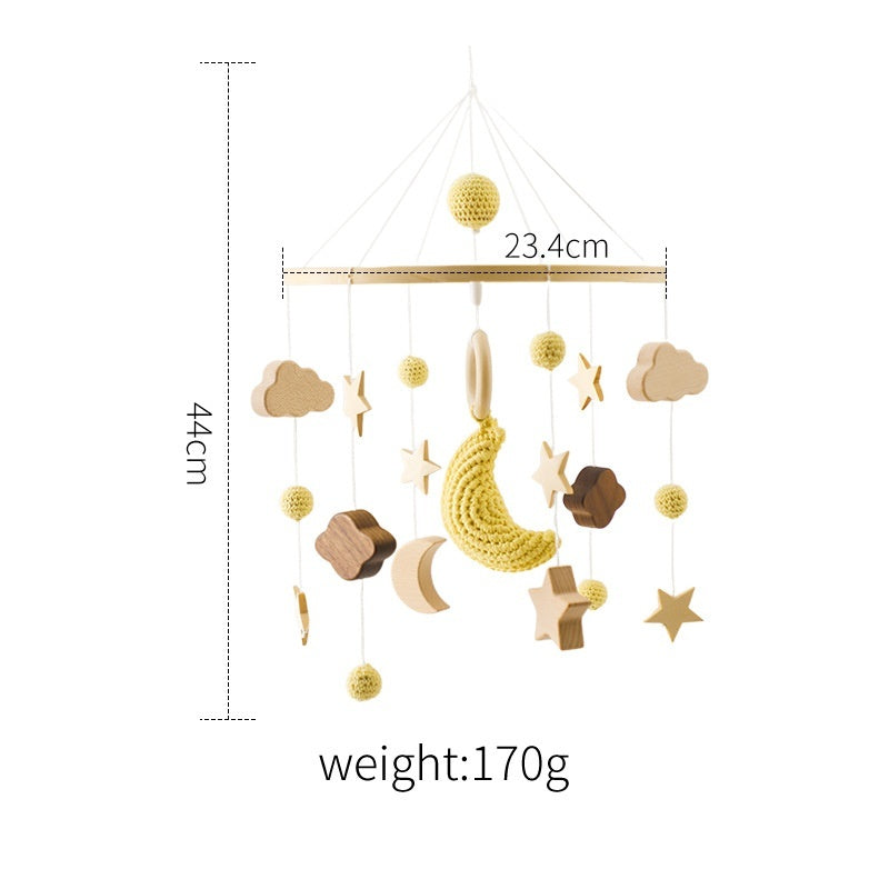 Crib Rattle Three-month-old Newborn Stroller Crib Headboard Rattle