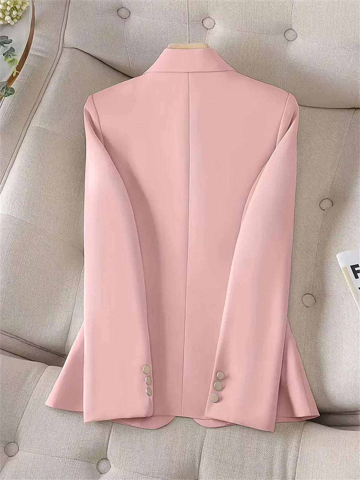 Slim-Fit Single-Button Blazer