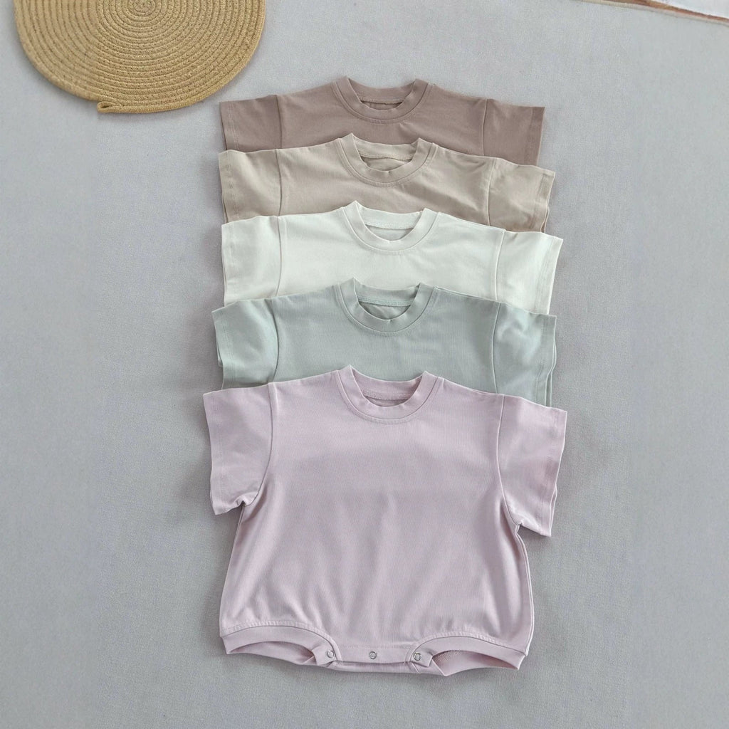 Cotton Loose-fitting Baby Onesie