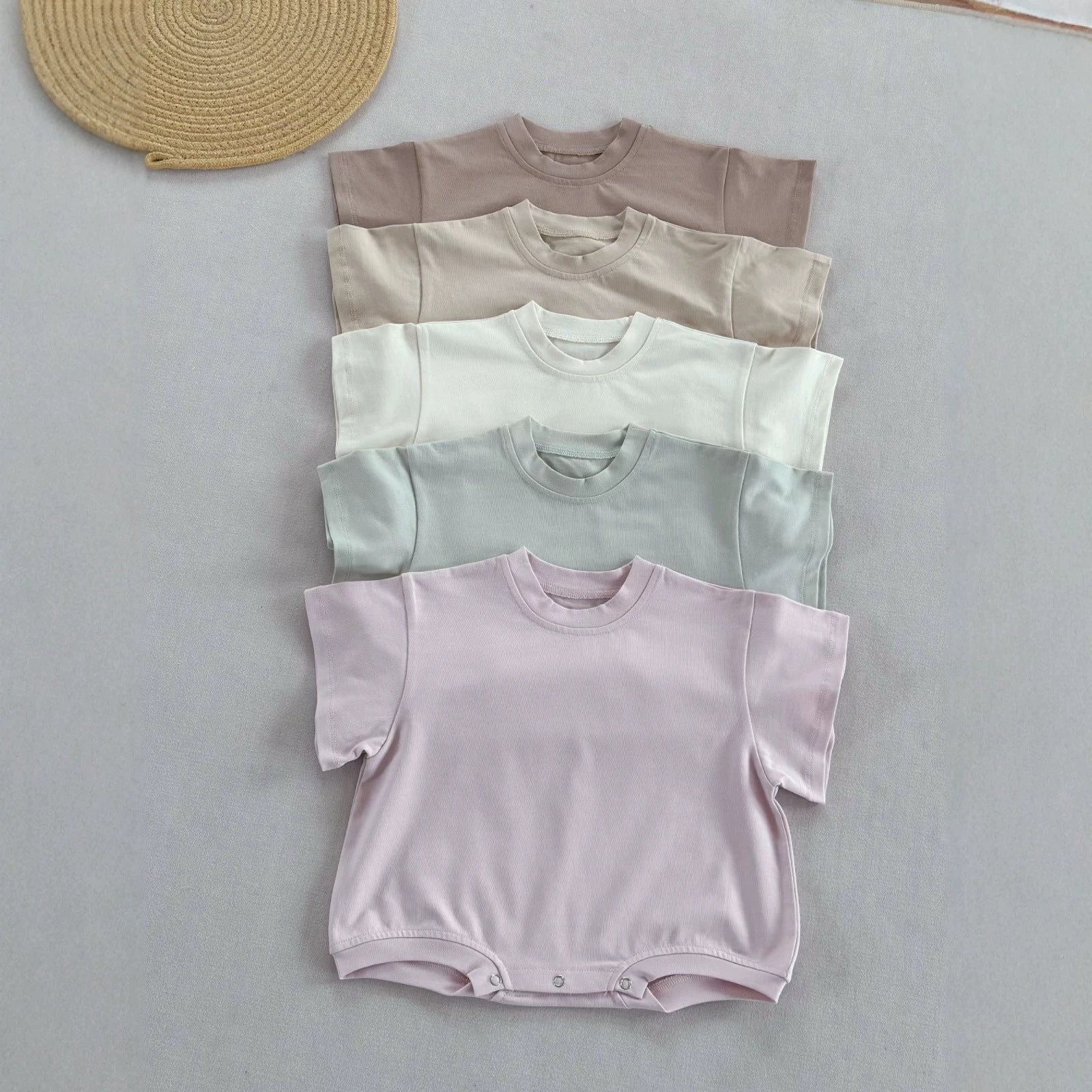Cotton Loose-fitting Baby Onesie