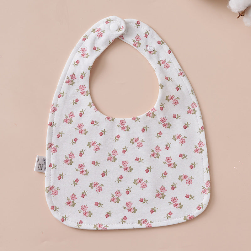 Babys Pure Cotton U-shaped Bib Waterproof Baby Bib