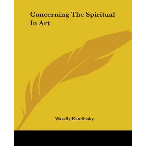 Concerning The Spiritual In Art - Paperback
