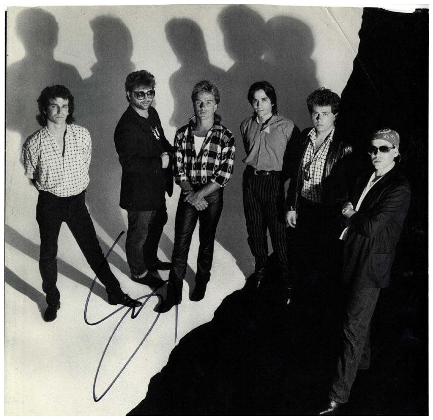 Steve Lukather Signed Album Sleeve Insert