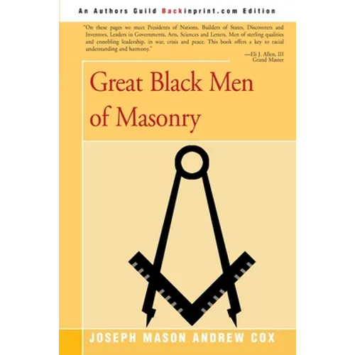 Great Black Men of Masonry - Paperback