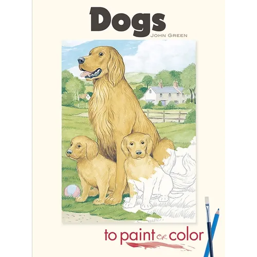 Dogs to Paint or Color - Paperback
