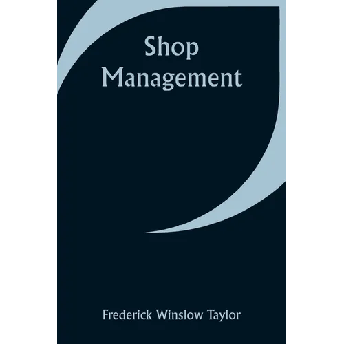 Shop Management - Paperback