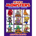 Scary Monsters Coloring Book - Paperback
