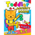Toddler Activity books ages 3-5: Fun with Numbers, Letters, Shapes, Colors, Animals: Big Activity Workbook for Toddlers & Kids Ages 1, 2, 3, 4 - Paperback