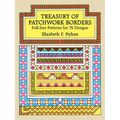 Treasury of Patchwork Borders: Full-Size Patterns for 76 Designs - Paperback