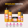 Urban Care Brazilian Keratin Hair Mask: Intense Smoothing, Frizz Control, Shine & Damage Repair - Vegan & Keratin Treatment Aftercare