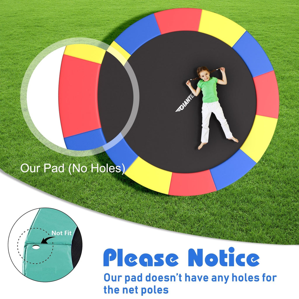 8/10/12/14/15/16 Feet Universal Trampoline Spring Cover-Multicolor