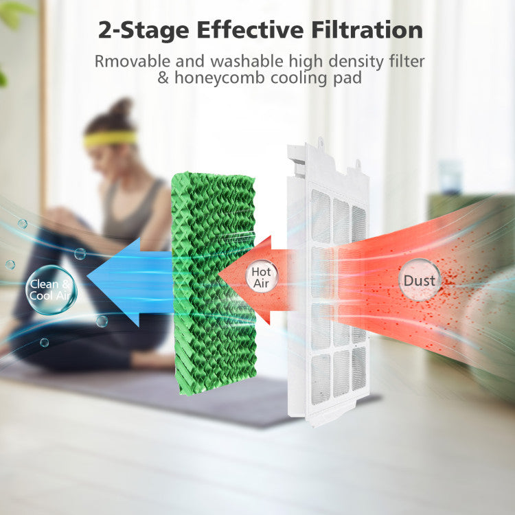 3-in-1 Air Cooler – Fan & Humidifier with Remote
