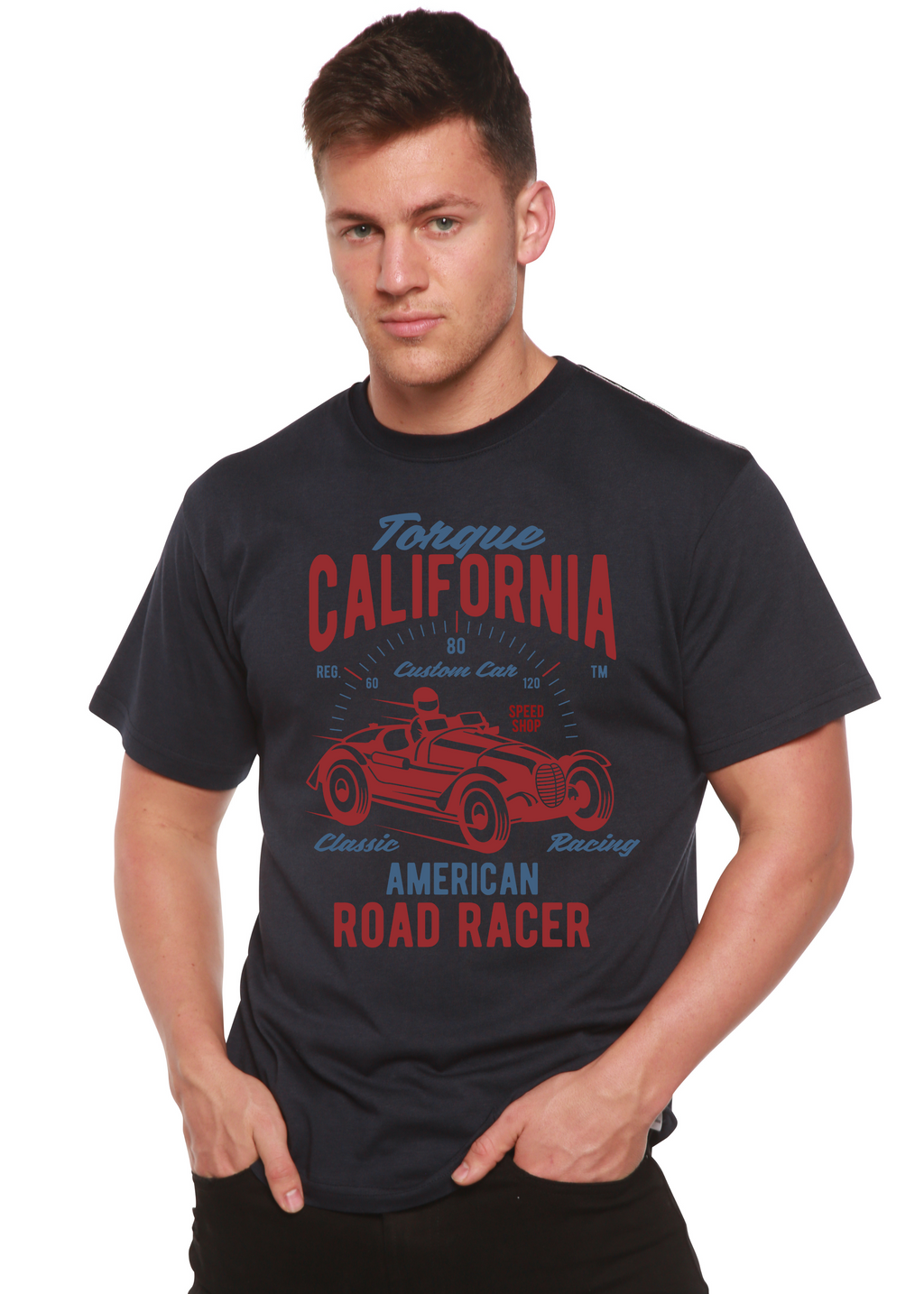 Torque California Spun Bamboo® Men's Bamboo Viscose/Organic Cotton Short Sleeve Graphic T-Shirt