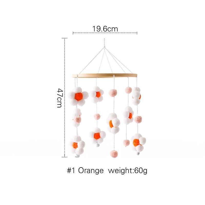 Crib Rattle Three-month-old Newborn Stroller Crib Headboard Rattle