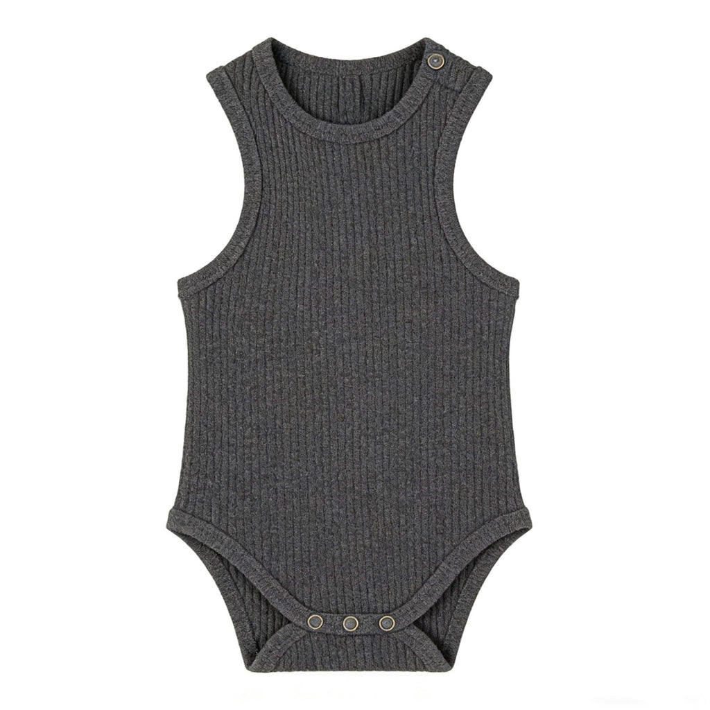 Baby Romper Knitted Ribbed Infant Onesie
