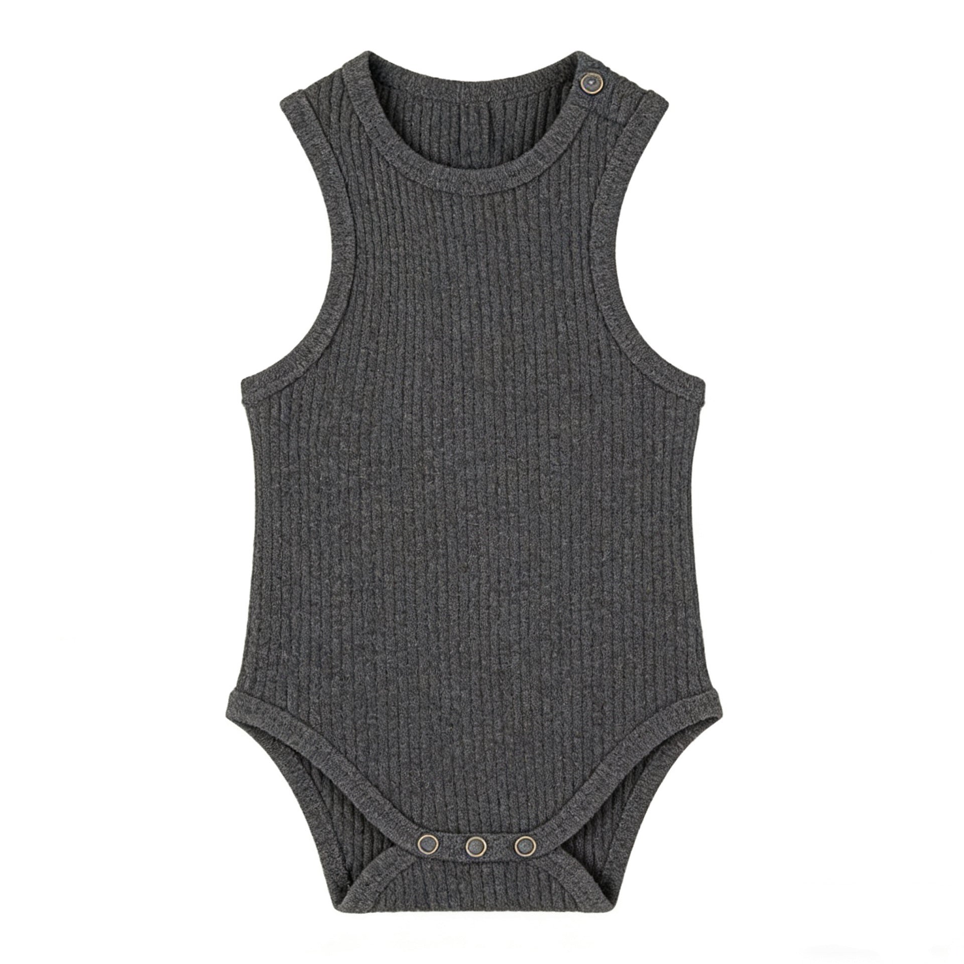 Baby Romper Knitted Ribbed Infant Onesie