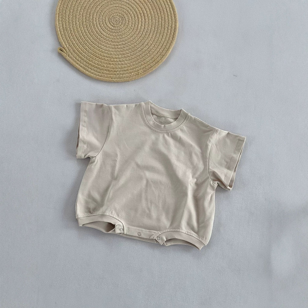Cotton Loose-fitting Baby Onesie
