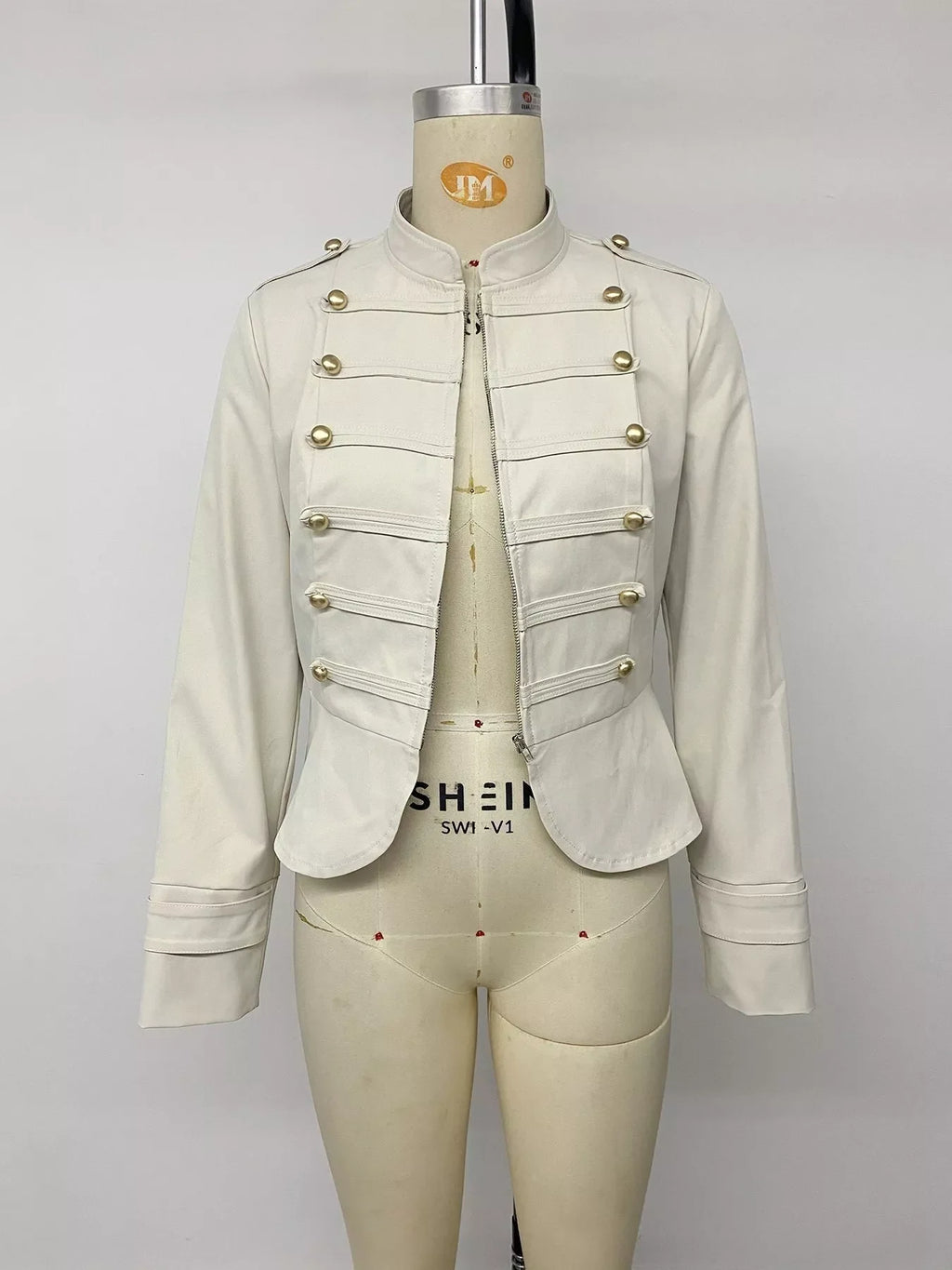 Zip Up Cropped Jacket