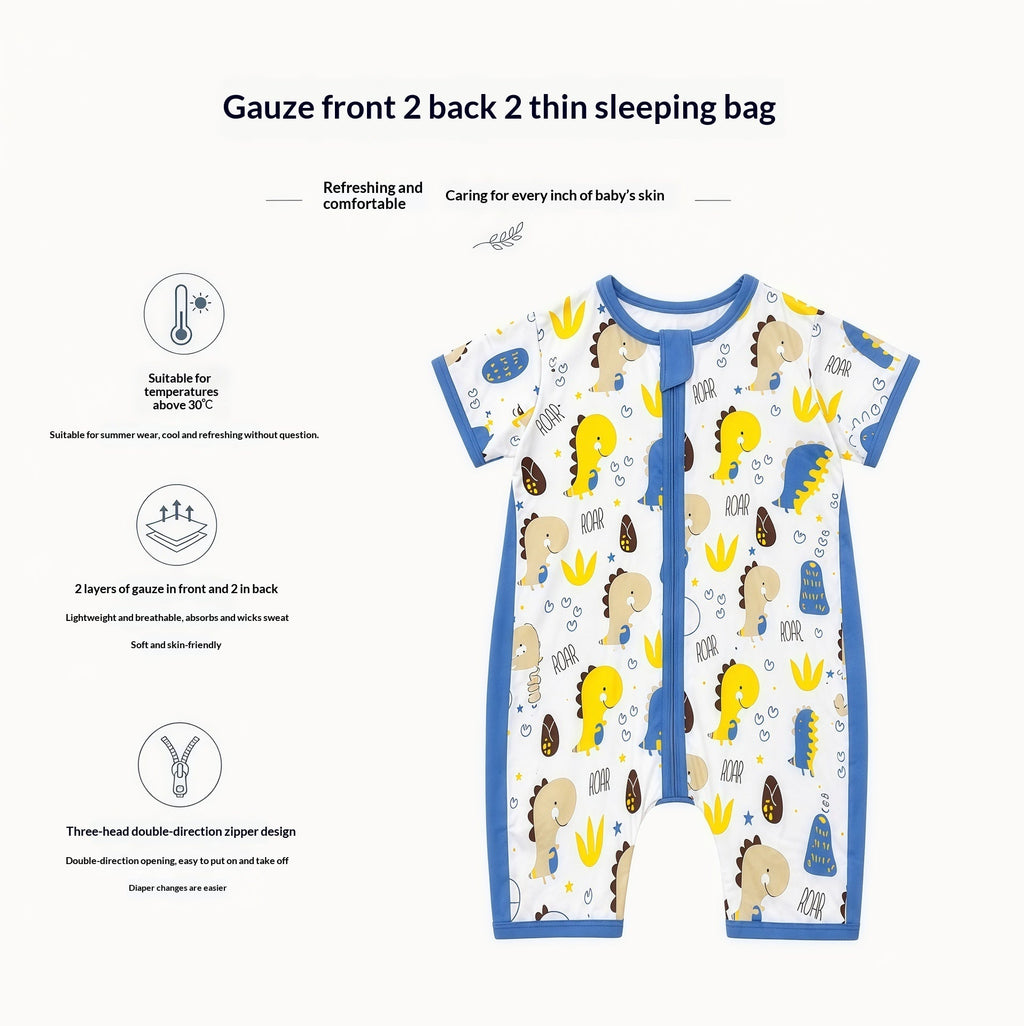 Dudu SpringSummer Lightweight Baby Gauze Sleeping Bag