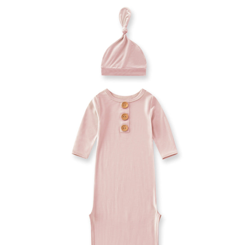 Bamboo Fiber Knotted Baby Bodysuit