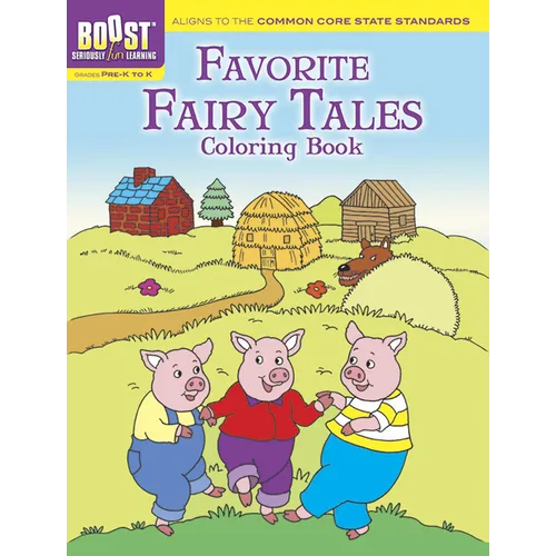 Favorite Fairy Tales Coloring Book - Paperback