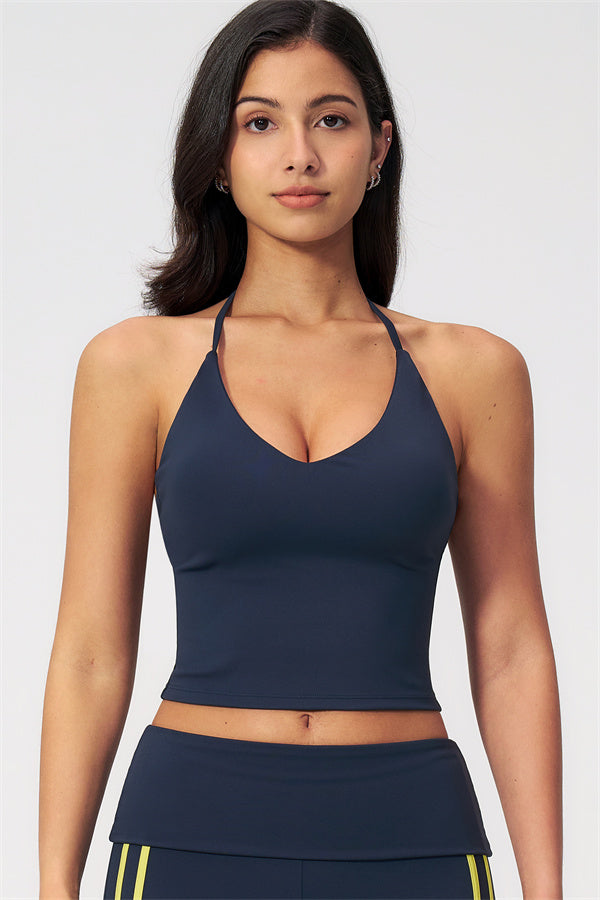 The Evoke Crop Top Capri Leggings 2-Piece Set