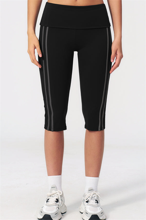 The Evoke Crop Top Capri Leggings 2-Piece Set