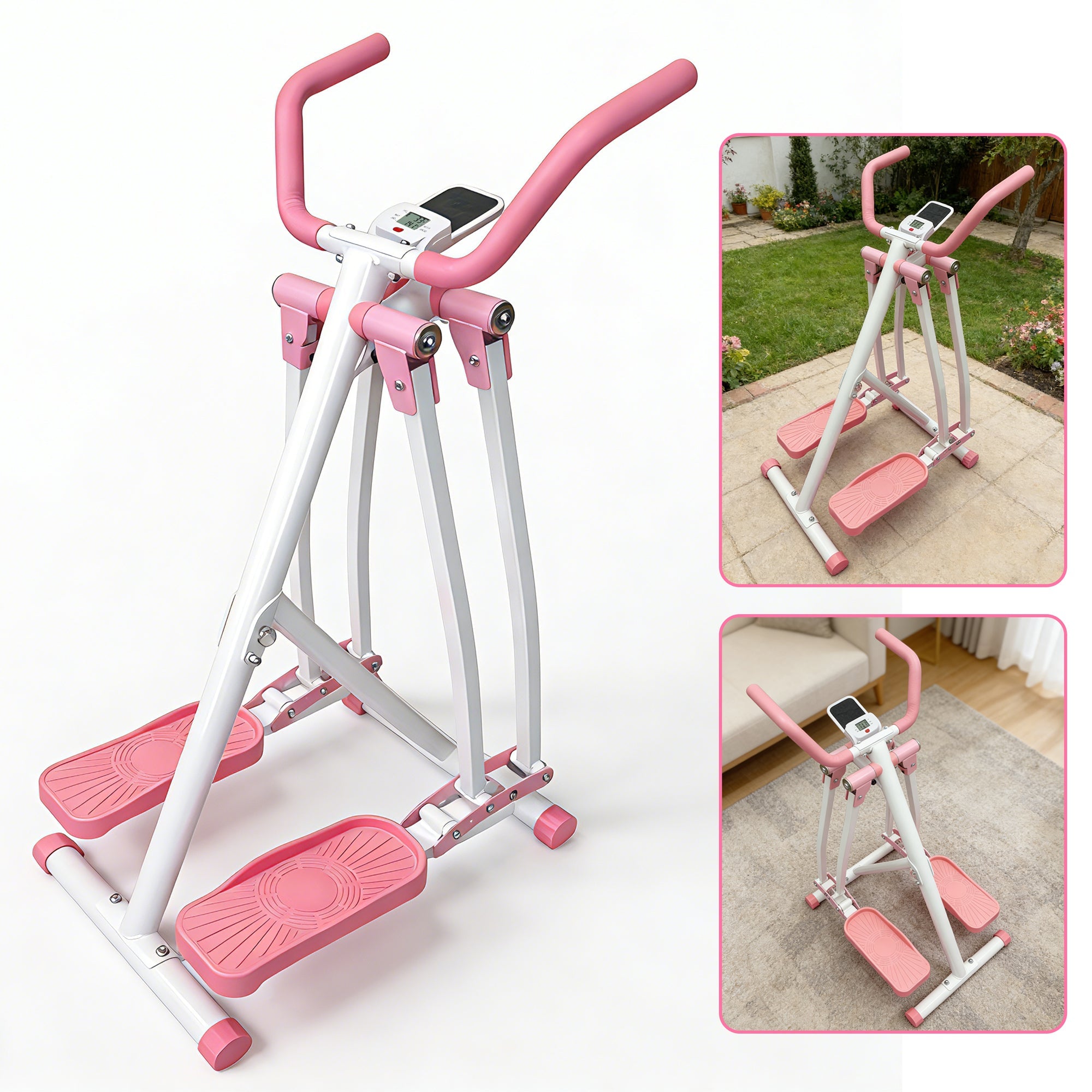Air Walk Elliptical Machine - Foldable Cardio Cross Trainer
