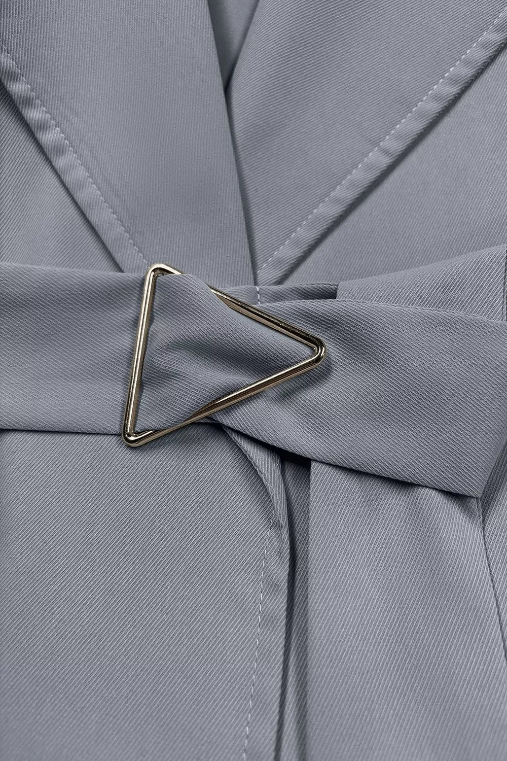 Wide Lapels Belt Trench Coat