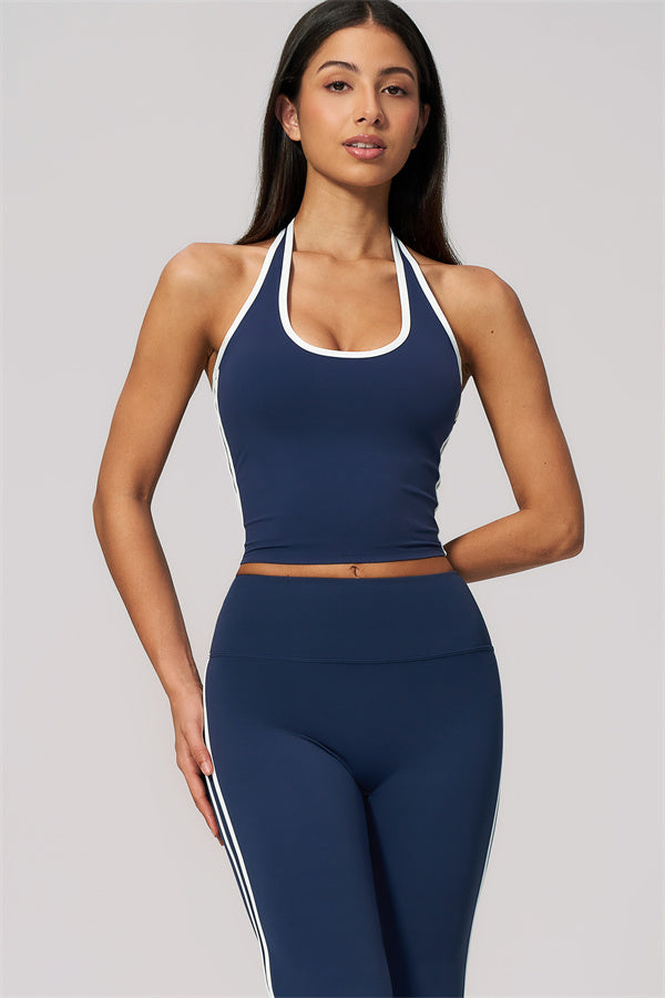 The Onyx Tank Top Flared Leggings 2-Piece Set