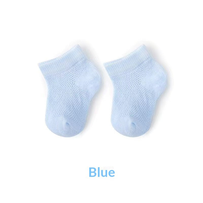 Baby Infant Thin Breathable Hollow-out Short Socks