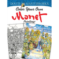 Color Your Own Monet Paintings - Paperback