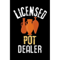 Licensed Pot Dealer: Pottery Project Book - 80 Project Sheets to Record your Ceramic Work - Gift for Potters - Paperback