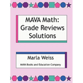 MAVA Math: Grade Reviews Solutions - Paperback