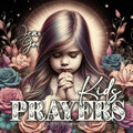 Kids Prayers Coloring Book for Adults: Spiritual Coloring Book Grayscale praying kids Coloring Book Meditation Awareness - Paperback