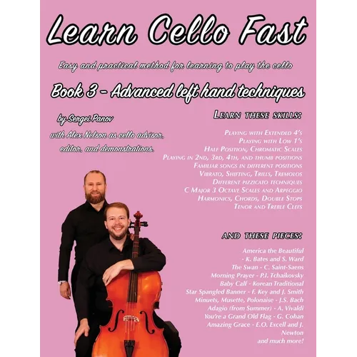 Learn Cello Fast Book 3: Easy and practical method for learning to play the cello - Paperback