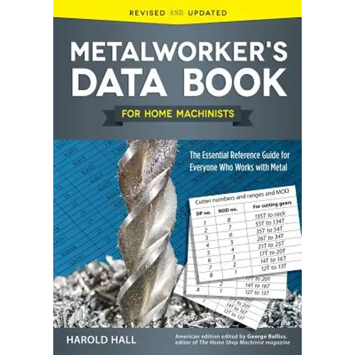 Metalworker's Data Book for Home Machinists: The Essential Reference Guide for Everyone Who Works with Metal - Paperback
