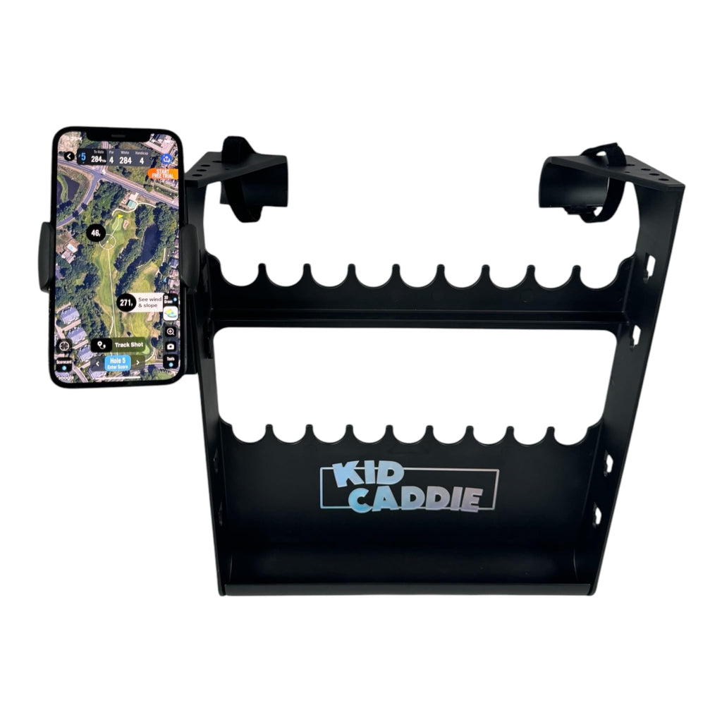 Front Nine Bundle - Kid Caddie, Phone and Cup Holder Accessory Bundle